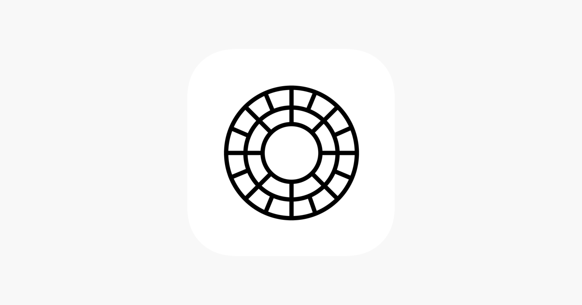 VSCO app icon - film-inspired photo editing and presets for iPhone